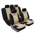 FH Group Full Set Airbag-safe Beige Seat Covers