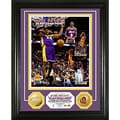 Los Angeles Lakers Kobe Bryant 30,000 Career Points Gold Coin Photo Mint