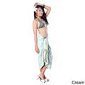 Premium Heavyweight Cream Floral Sarong (Indonesia)