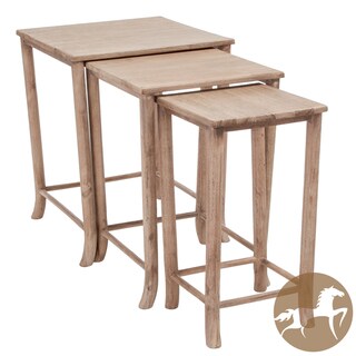 Christopher Knight Home Walt Acacia Wood Nesting Tables (Set of 3)