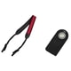 INSTEN Infrared Remote Control/ Neck Strap for Nikon D40/ D90/ D3100