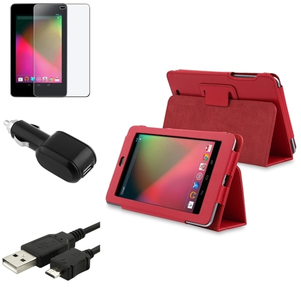 BasAcc Case/ Screen Protector/ Charger/ Cable for Google Nexus 7