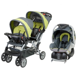 Baby Trend 'Sit N Stand' Double Stroller Travel System in Carbon