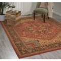 Living Treasures Rust Rug (9' 9 x 13' 9)