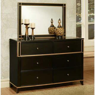 Abbyson Living Metropolitan 6-drawer Dresser and Mirror Set