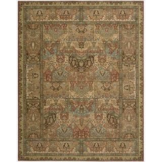 [1] Living Treasures Multicolor Wool Rug (7'6 x 9'6)