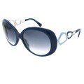 Emilio Pucci Womens 425 Blue Loop Frame Fashion Sunglasses