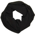 Peach Couture Women's Black Chiffon Infinity Loop Scarf