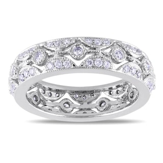 Miadora 14k White Gold 1/2ct TDW Diamond Ring (G-H, SI1-SI2)