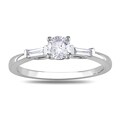 14k White Gold 1/2ct TDW Diamond Engagement Ring (H-I, I2-I3)