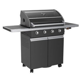 EcoQue 4-Burner Propane Black Window Grill