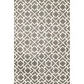 Microfiber Woven Harlow Ash Rug (3'6 x 5'6)