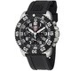Luminox Men's A.3181 'Colormark' Black Dial Rubber Strap Chronograph Watch