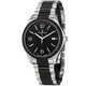 Maurice Lacroix Men's MI1018-SS002-331 'Miros' Black Dial Two Tone Steel Quartz Watch