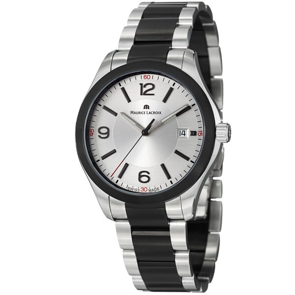 Maurice Lacroix Men's MI1018-SS002-131 'Miros' Two Tone Stainless Steel Quartz Watch