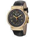 Stuhrling Prestige Men's Sparta Swiss Quartz Leather Strap Watch