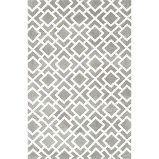 Microfiber Woven Harlow Ash Rug (2'3 x 3'9)