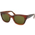 Ray-Ban Women's RB4178 Shiny Havana Cat Eye Sunglasses