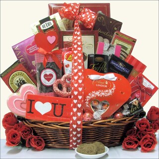 Extra Large Valentine's Day Chocolate and Sweets Gift Basket
