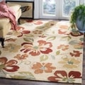 Safavieh Four Seasons Stain Resistant Hand-hooked Beige Rug (5' x 8')