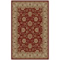 Oriental Ankara Collection Mahal Red Area Rug (2'7 x 4'2)