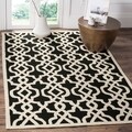 Safavieh Four Seasons Stain Resistant Hand-hooked Navy Rug (5' x 8')