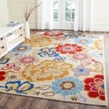 Safavieh Four Seasons Stain Resistant Hand-hooked Ivory Rug (8' x 10')