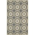Safavieh Four Seasons Stain Resistant Hand-hooked Grey Rug (5' x 8')