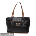 Nine West Miramar Black/ Brown Tote Bag 