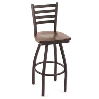 Cambridge Bronze/ Dark Cherry Maple Extra Tall Swivel Barstool