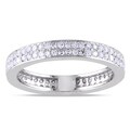 Miadora 14k White Gold 1/2ct TDW Diamond Ring (G-H, SI1-SI2)