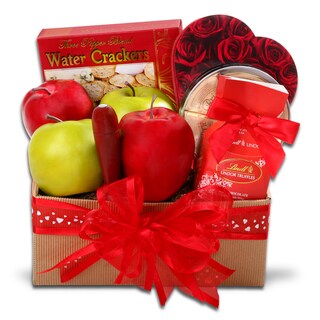 Alder Creek Valentine's Day Fresh Fruit Gift Basket