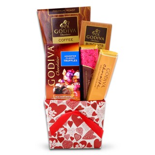 Alder Creek Godiva Valentine's Tote Gift Basket