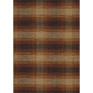 Hand-woven Carter Wool Sunset Rug (7'6 x 9'6)