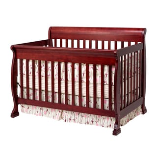 Cadence Cherry 4-in-1 Convertible Crib with Toddler Rail