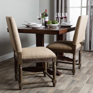Best Shopping Renate Linen Dining Chairs (Set of 2)