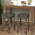 Renate Grey Counter Stools (Set of 2)