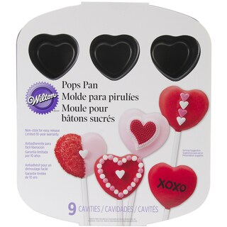 Wilton 9-cavity Cake Pops Heart Pan