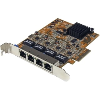 StarTech.com 4 Port PCIe Gigabit Ethernet NIC Network Adapter Card