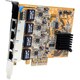 StarTech.com 4 Port PCIe Gigabit Ethernet NIC Network Adapter Card