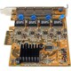 StarTech.com 4 Port PCIe Gigabit Ethernet NIC Network Adapter Card