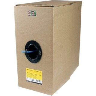 StarTech.com 1000 ft Roll of Blue Plenum CMP Cat 6 Solid UTP Bulk Cab