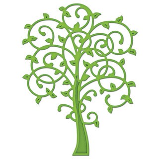 Spellbinders Die D-Lites Whimsical Tree