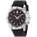 Movado Men's Performance Black Textured Rubber Strap Watch