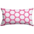 Large Polka Dot Small Pillow