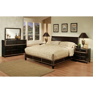 Abbyson Living Metropolitan Espresso 5-piece Platform Bedroom Set