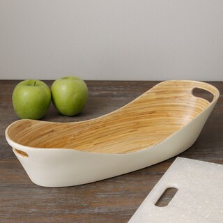 White Bamboo Coil Tray (Vietnam)