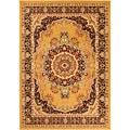 Paterson Collection Oriental Medallion Gold Area Rug (7'9 x 9'10)