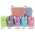 Chevron Spa and Makeup Bag