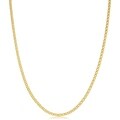Fremada 14k Yellow Gold 2-mm Diamond Weave Chain